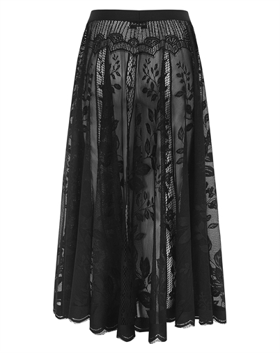 Lollys Laundry - CollinsLL Midi Nederdel - Black 
